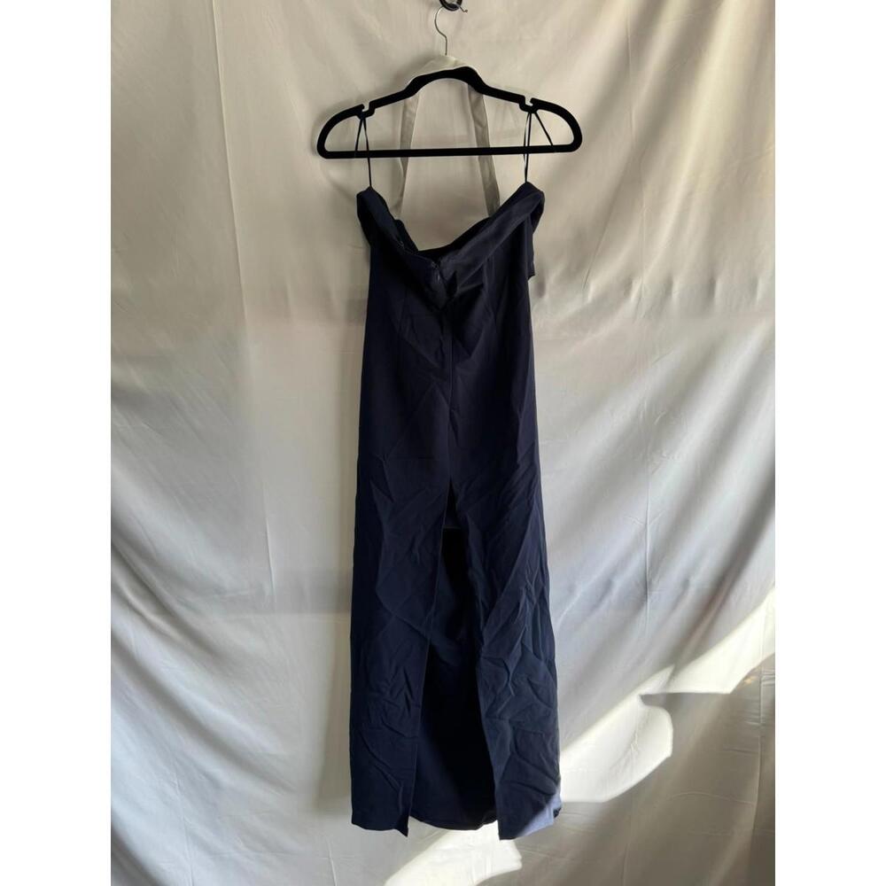 Lioness 1999 Maxi Dress Blue Size L Stain Open Seam - Picture 5 of 9